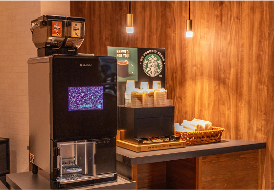 スターバックスの内観写真